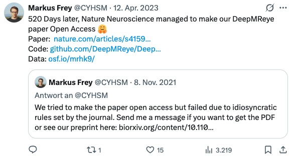 DeepMReye open source
